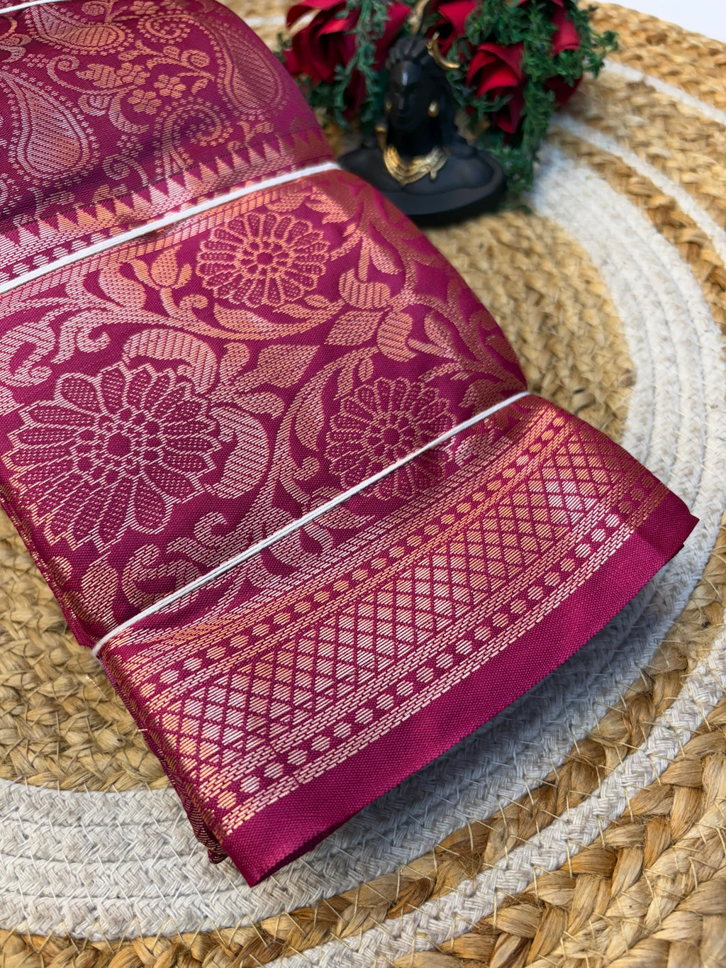 Banaras Semi-silk Saree for Premium and Elegant look.(KCBF25)