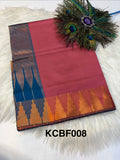 Plain Saree Contrast Border -(KCBF008)