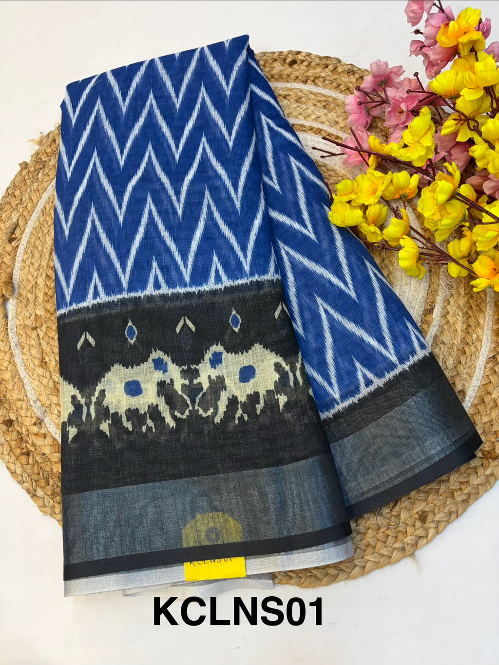 Linen Cotton Saree(KCLNS01)