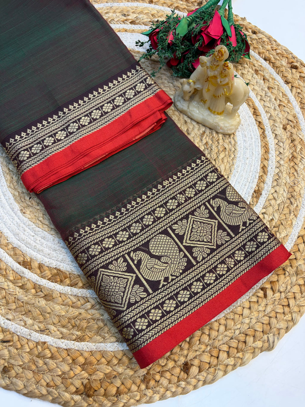 Narayan Pet Cotton Saree No Blouse(KCNPC005)