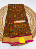 Karishma Cotton Saree with Blouse and Gorgeous look.(KCKC16)