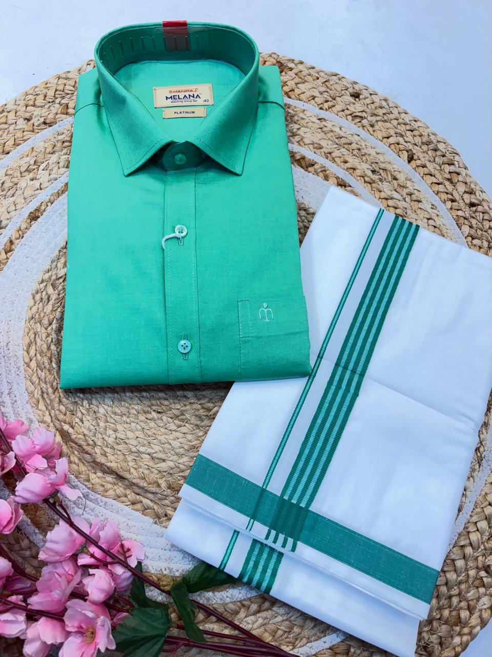 Platinum Set Full Sleeve Shirt With westi - (KCCWS011)