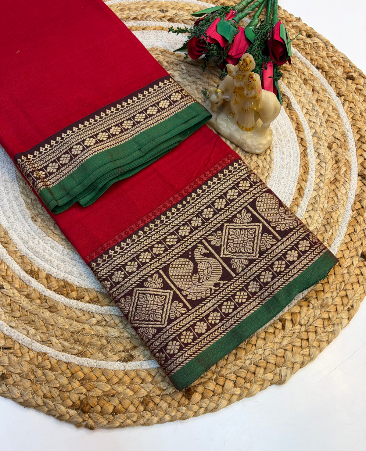 Narayan Pet Cotton Saree No Blouse(KCNPC008)