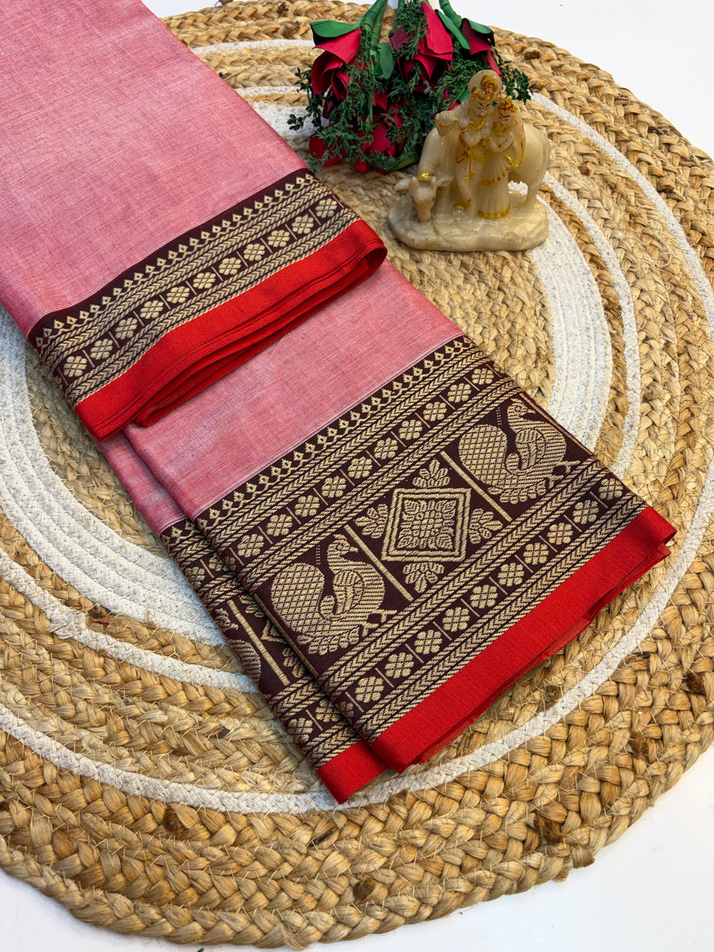 Narayan Pet Cotton Saree No Blouse(KCNPC001)