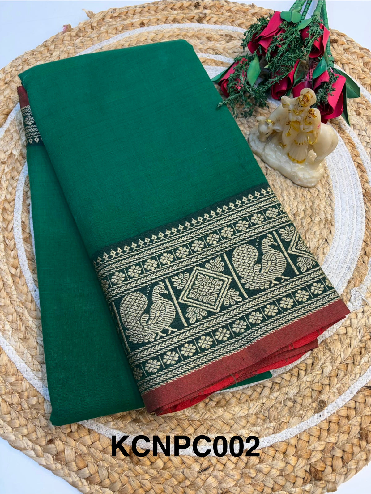 Narayan Pet Cotton Saree No Blouse(KCNPC002)