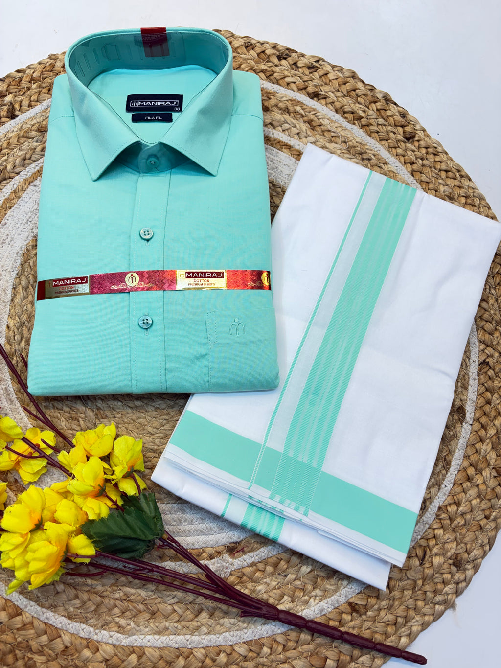Pure Cotton Full Sleeve Shirt With westi - (KCCWS02)