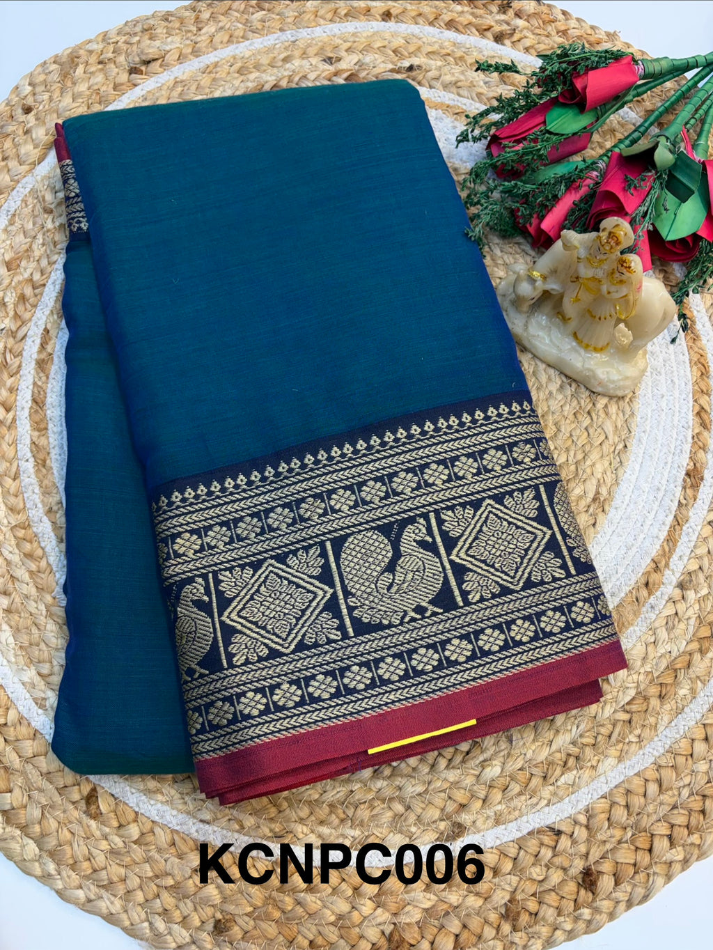 Narayan Pet Cotton Saree No Blouse(KCNPC006)