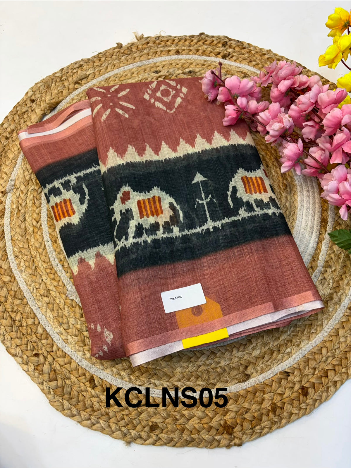 Linen Cotton Saree(KCLNS05)