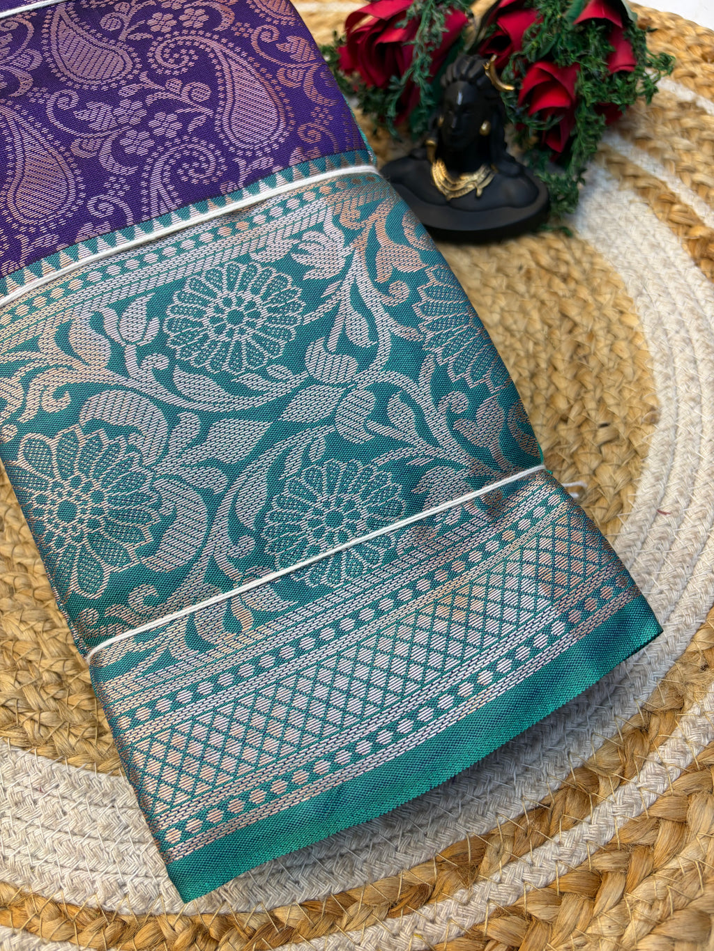 Banaras Semi-silk Saree for Premium and Elegant look.(KCBF31)
