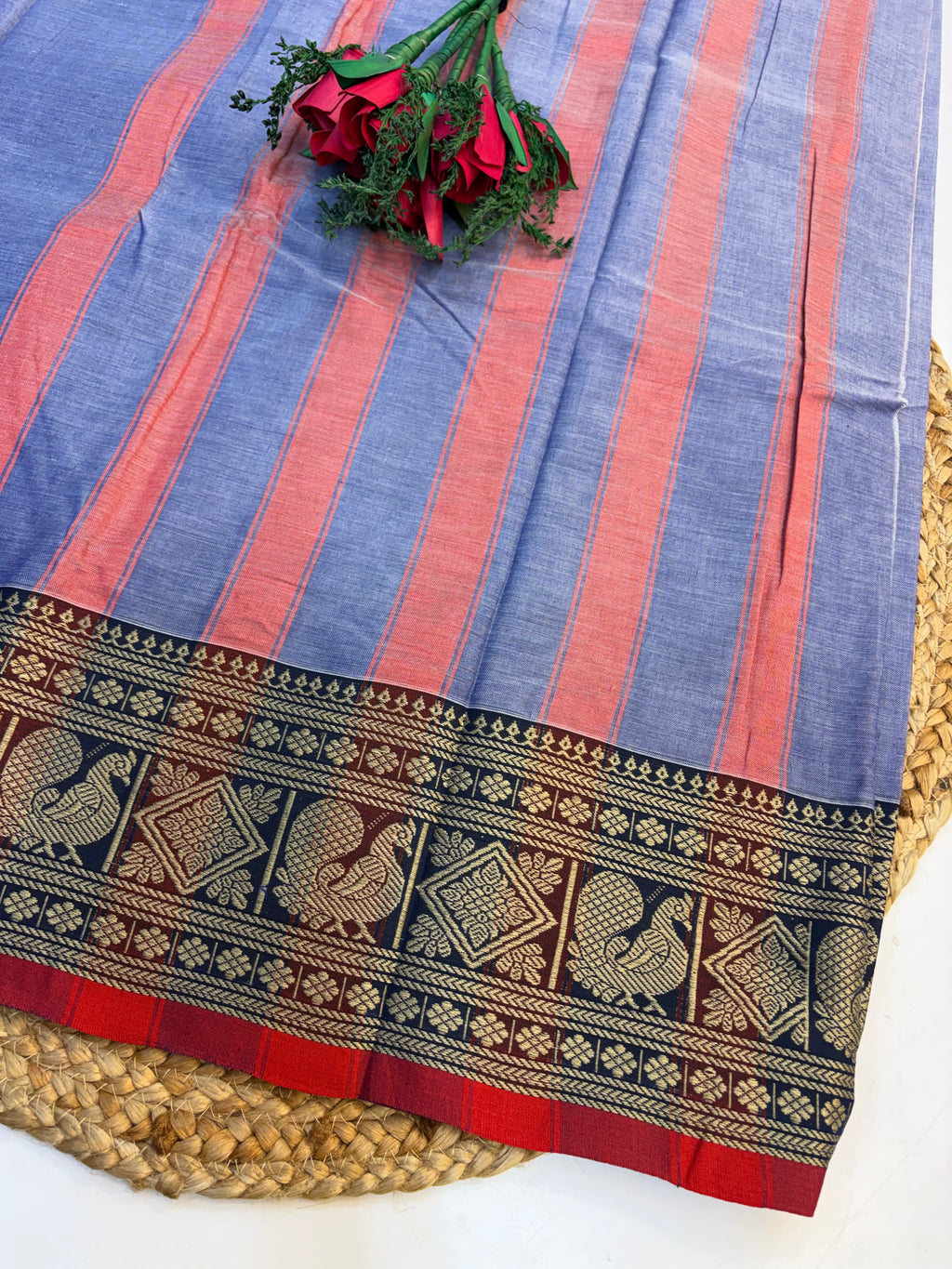 Narayan Pet Cotton Saree No Blouse(KCNPC003)