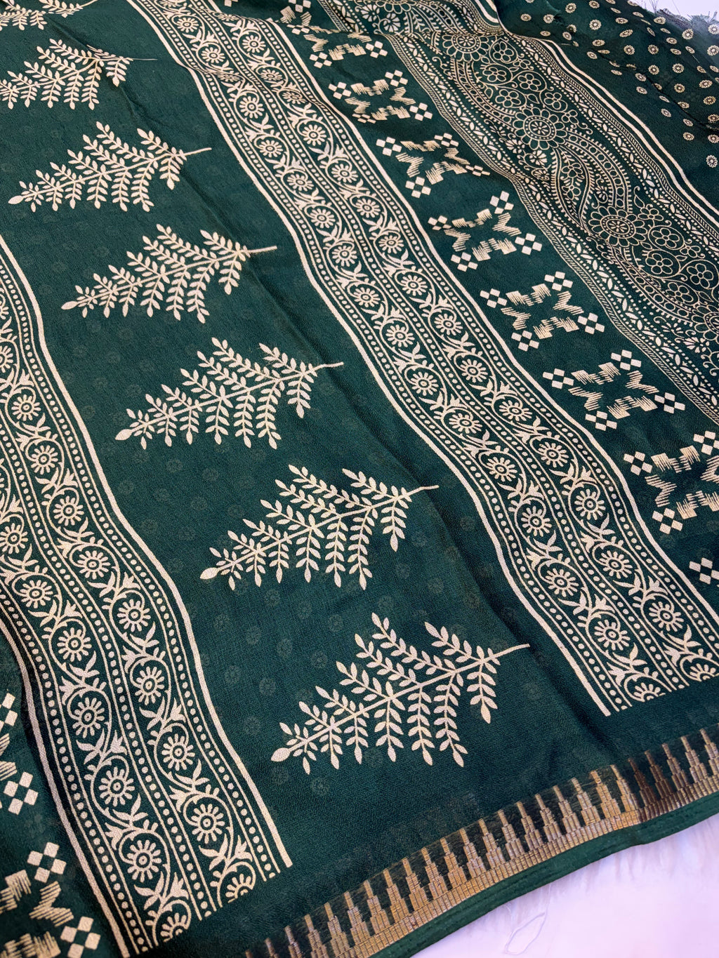Jarjet sarees with Blouse-(KCFS06)