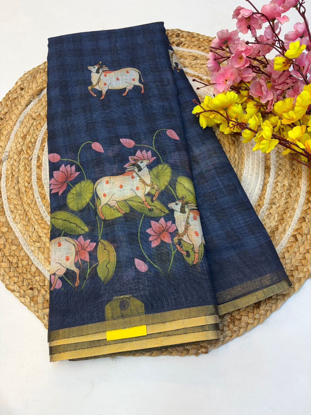 Linen Cotton Saree(KCLNS08)