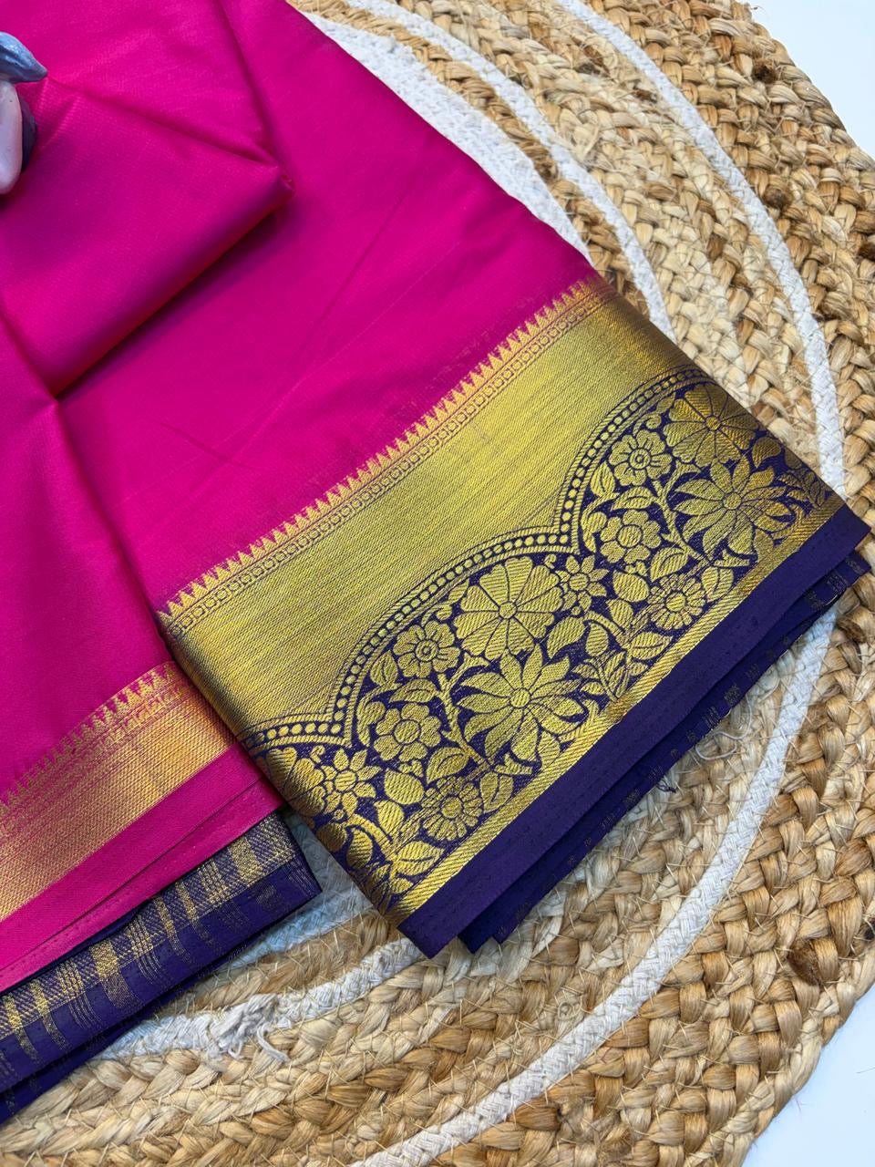 Mysore Silk Saree Elegant look and Budget friendly Saree.(KCMS06)