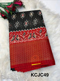 Fancy cotton blend saree with blouse and budget-friendly pricing (KCJC49)