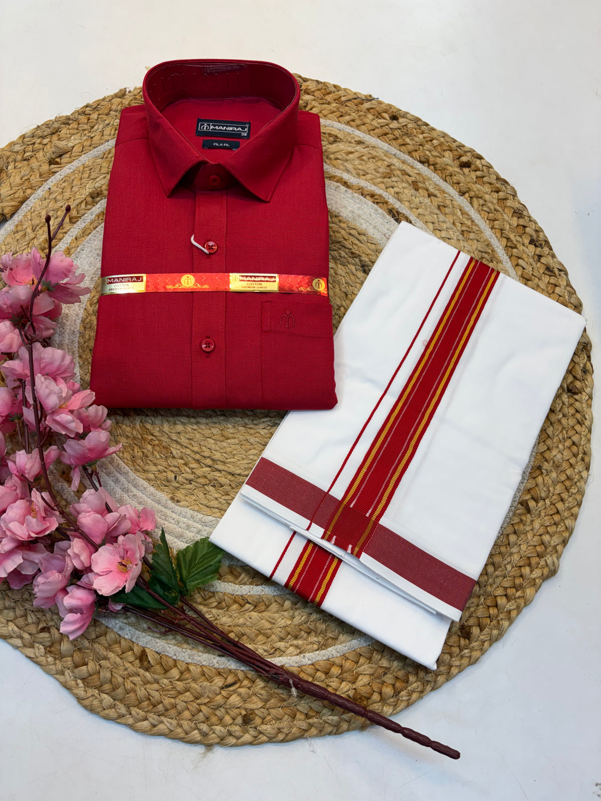 Pure Cotton Full Sleeve Shirt With westi - (KCCWS05)