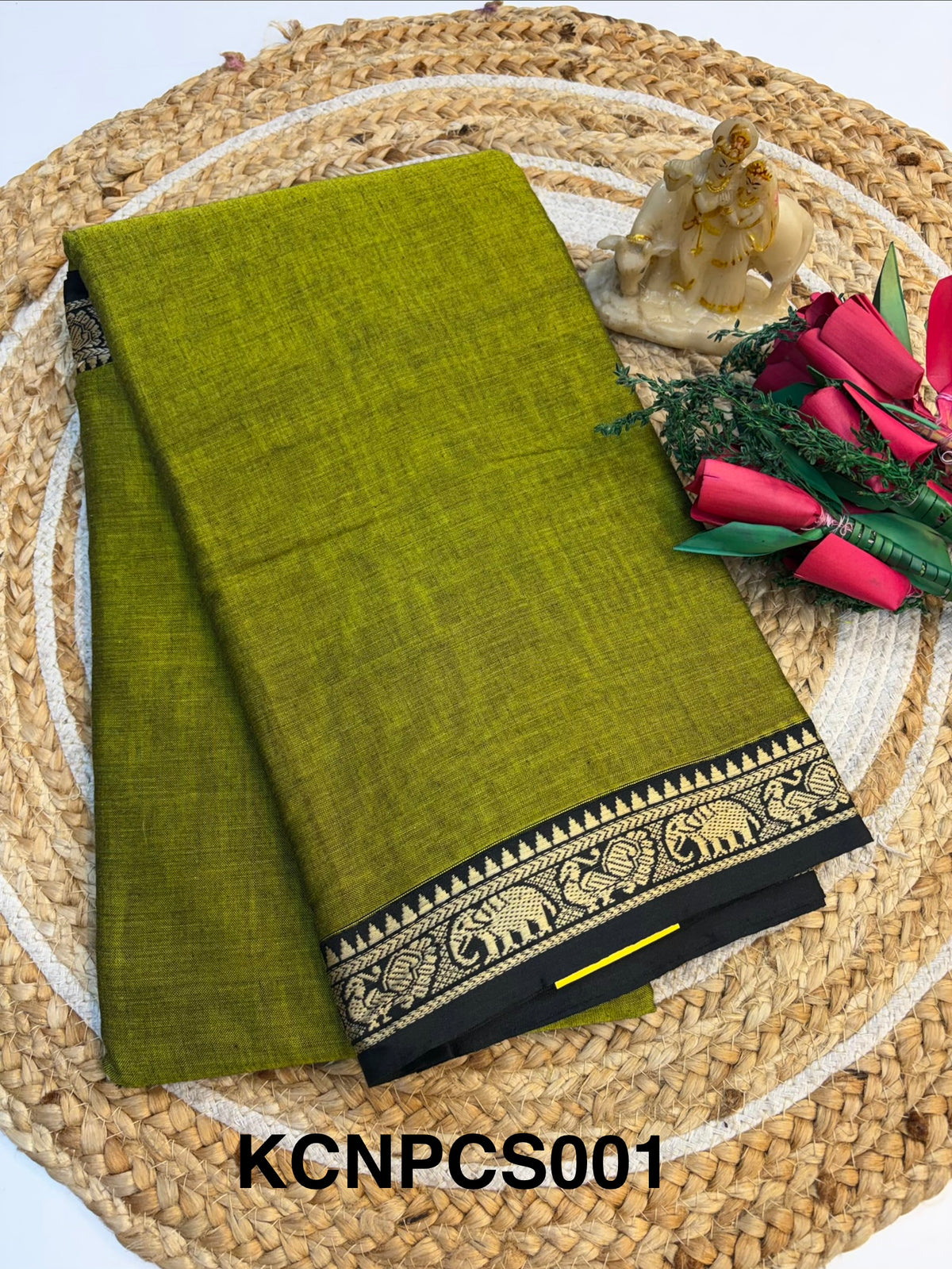 Narayan Pet Cotton Saree No Blouse(KCNPCS001)