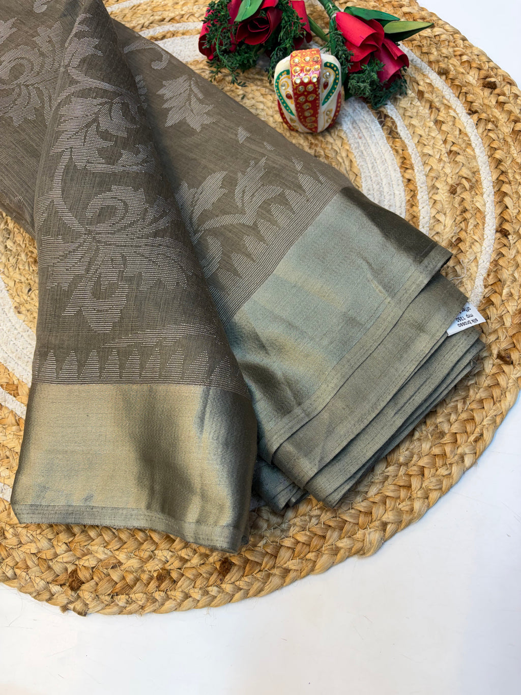 Cotton Braso Saree with Blouse and Elegant look(KCSB67)
