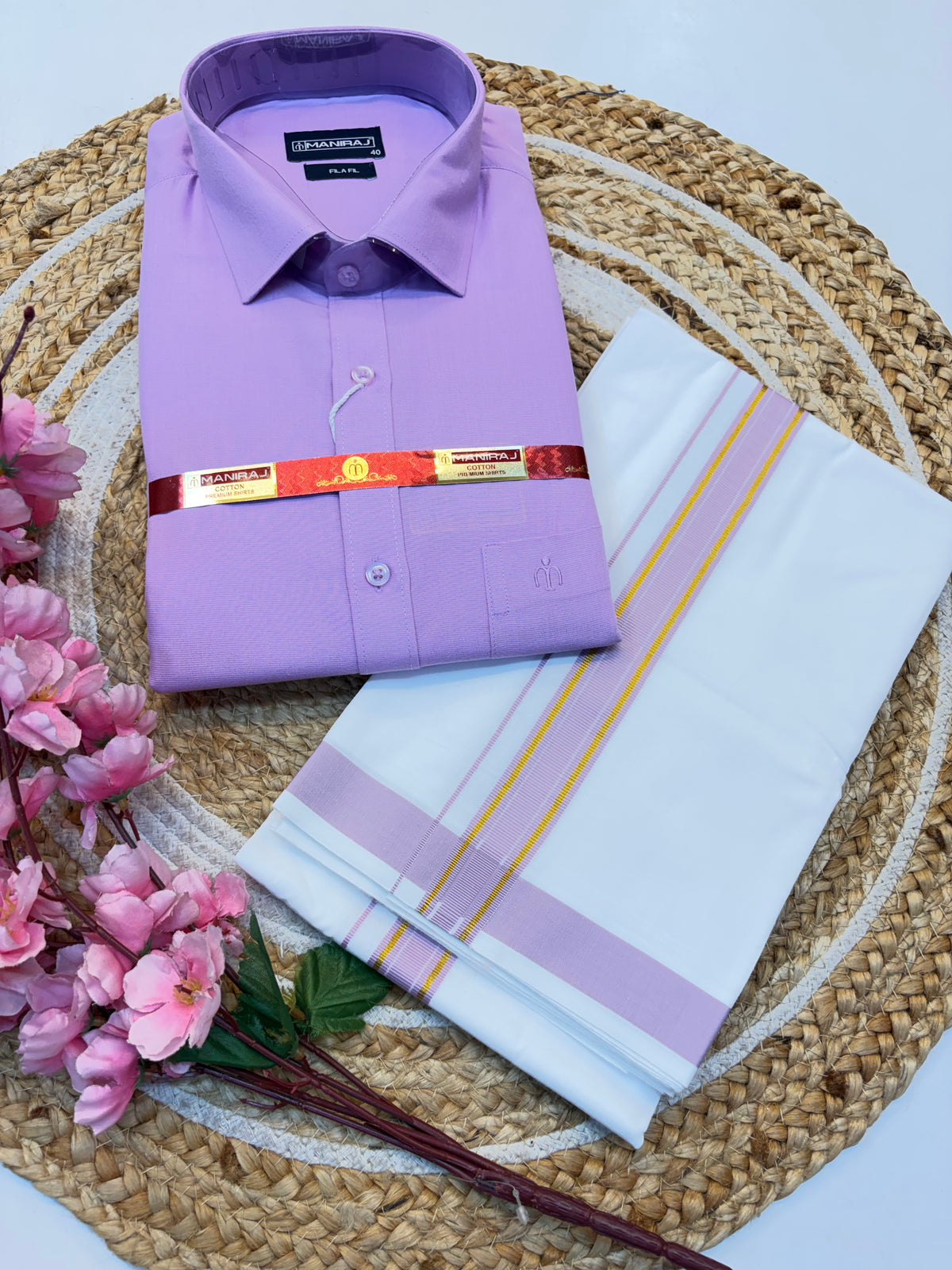 Pure Cotton Full Sleeve Shirt With westi - (KCCWS01)
