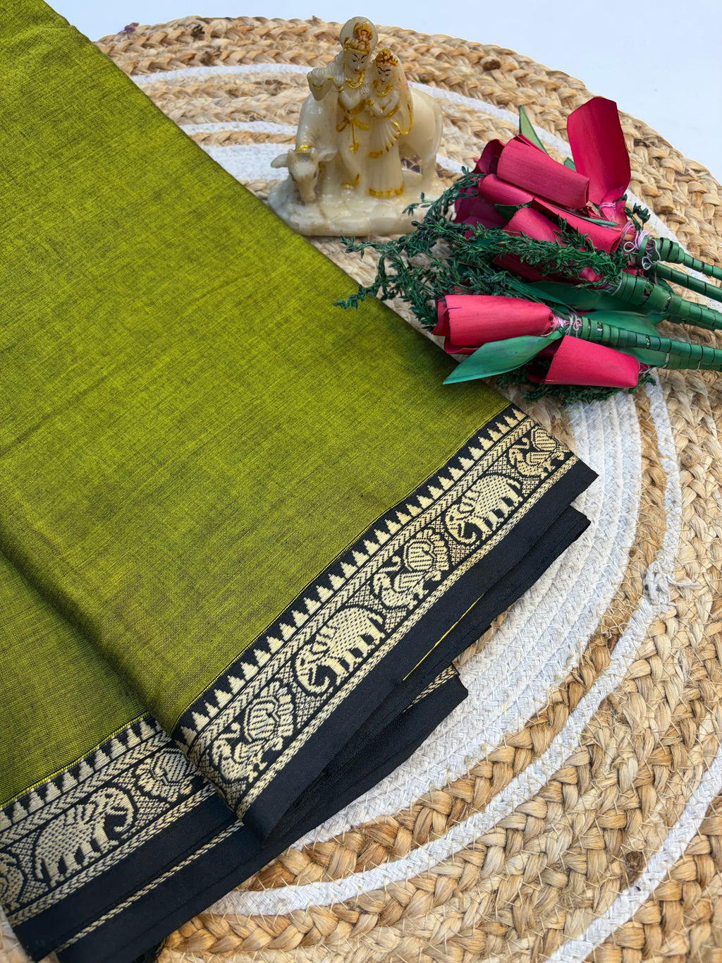 Narayan Pet Cotton Saree No Blouse(KCNPCS001)