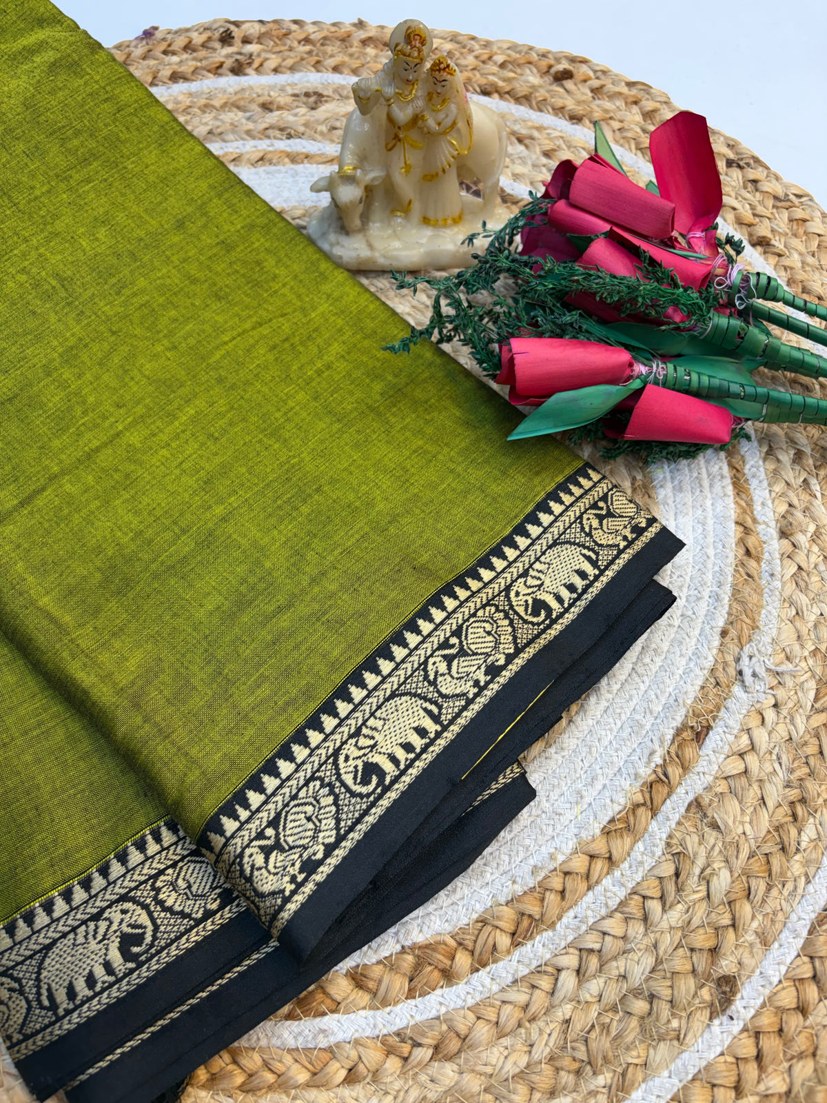 Narayan Pet Cotton Saree No Blouse(KCNPCS001)