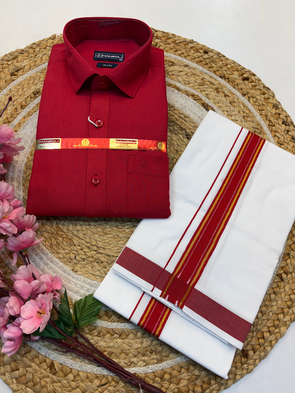 Pure Cotton Full Sleeve Shirt With westi - (KCCWS05)