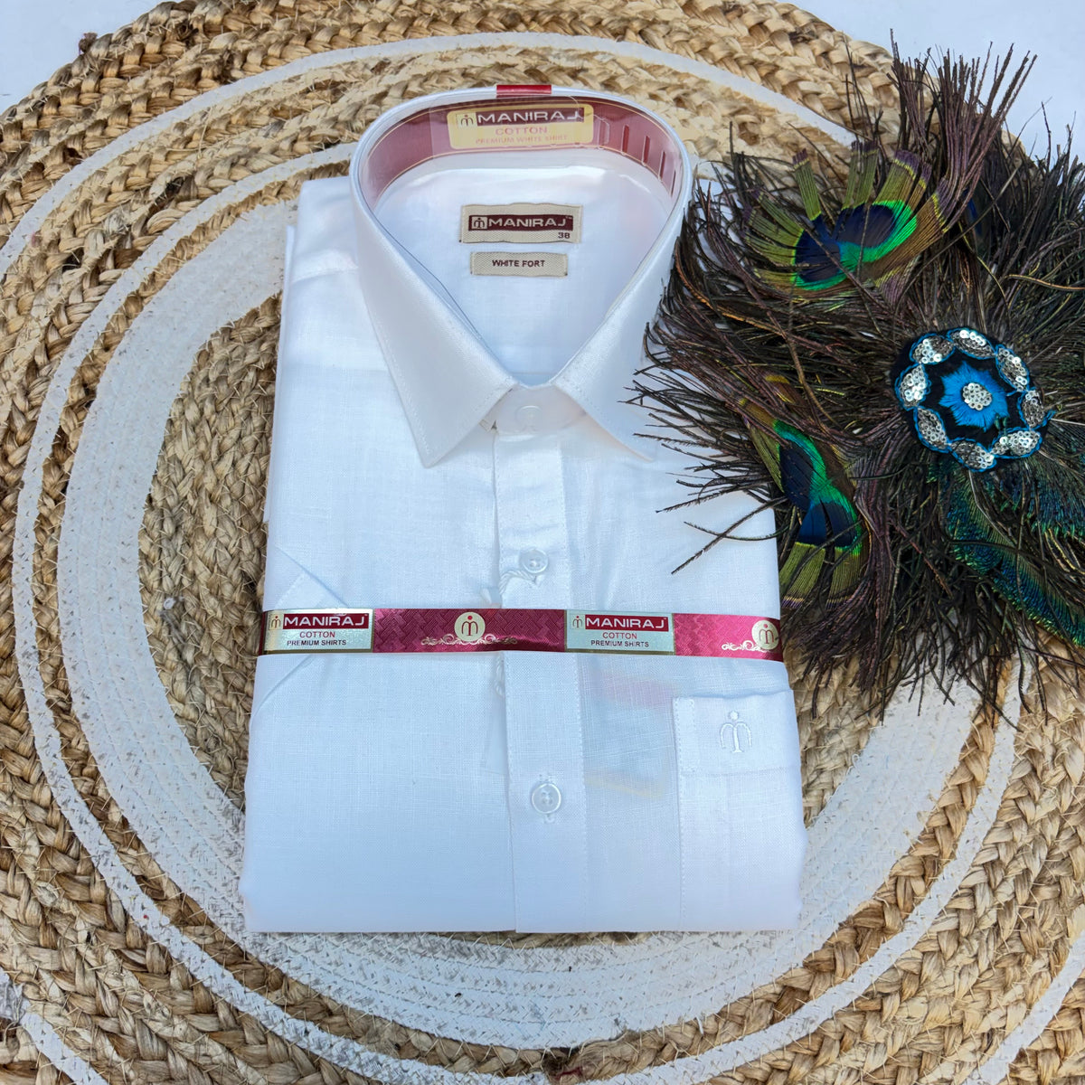 Maniraj White Shirt Half Sleeve (KCWS02)
