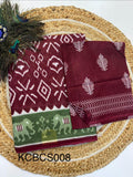 Bagru Cotton Saree with 1M Separate Blouse.(KCBCS008)
