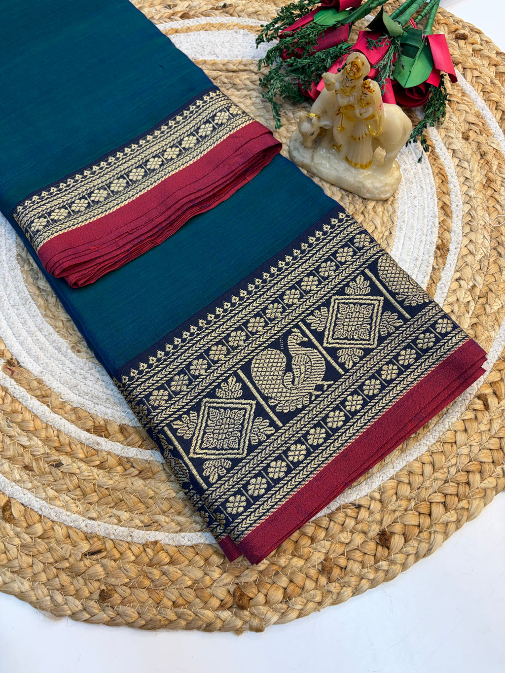 Narayan Pet Cotton Saree No Blouse(KCNPC006)