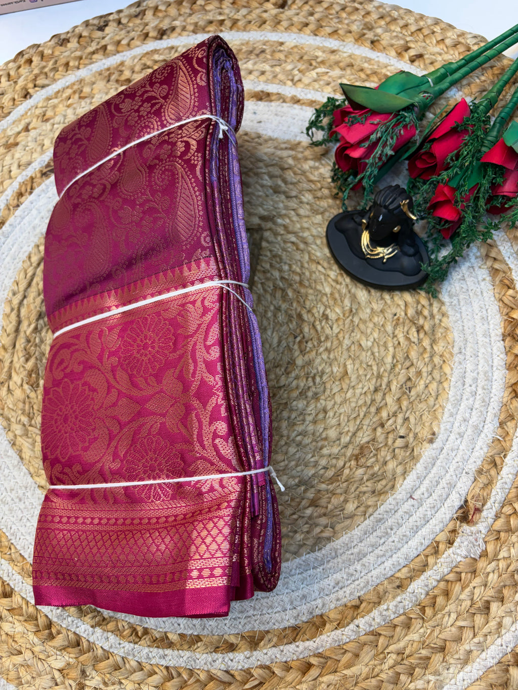 Banaras Semi-silk Saree for Premium and Elegant look.(KCBF25)
