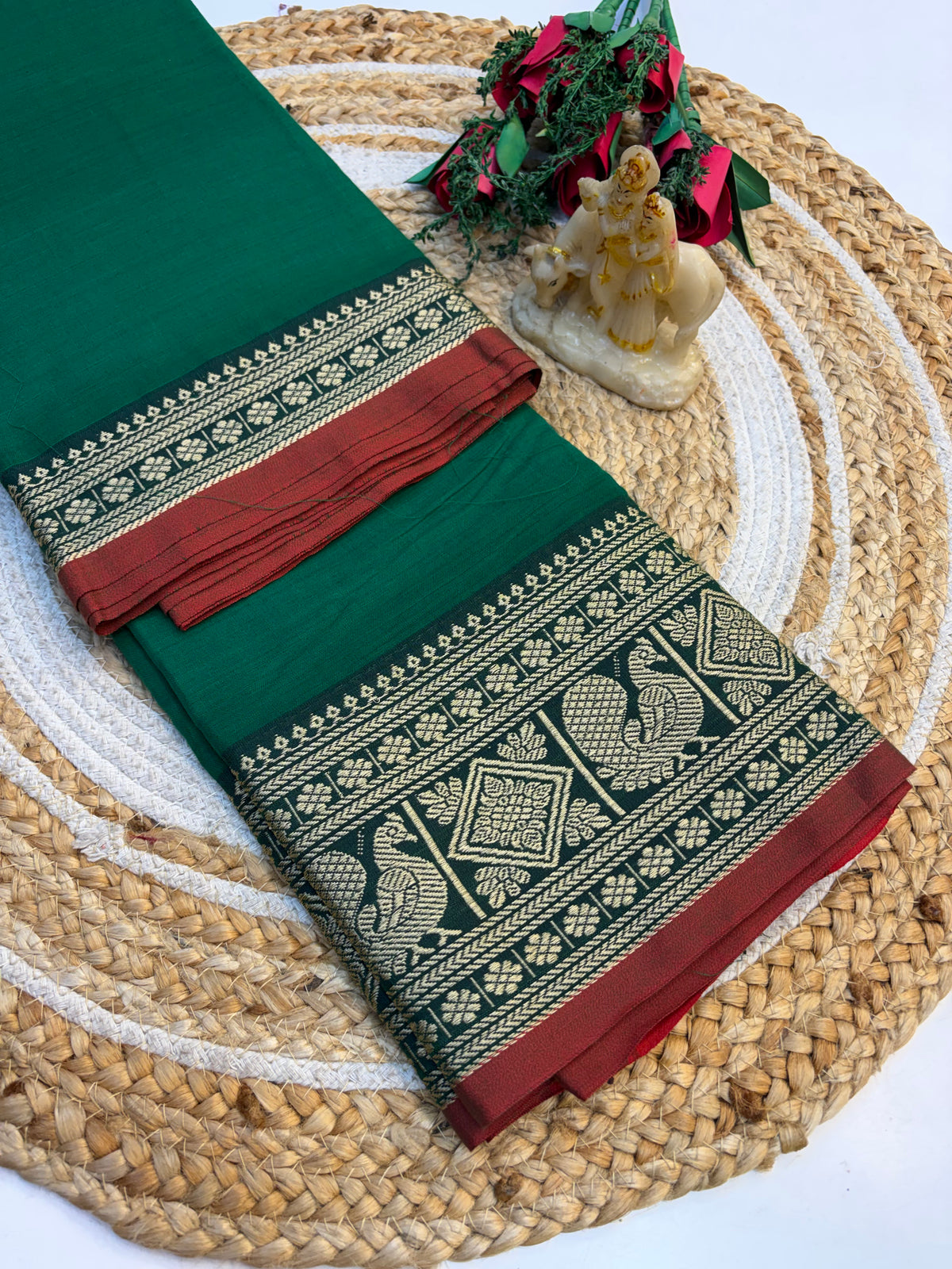 Narayan Pet Cotton Saree No Blouse(KCNPC002)