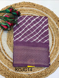 Fancy Cotton Blend Saree With Blouse, Fabulous Look and Budget-friendly pricing.(KCJC14)