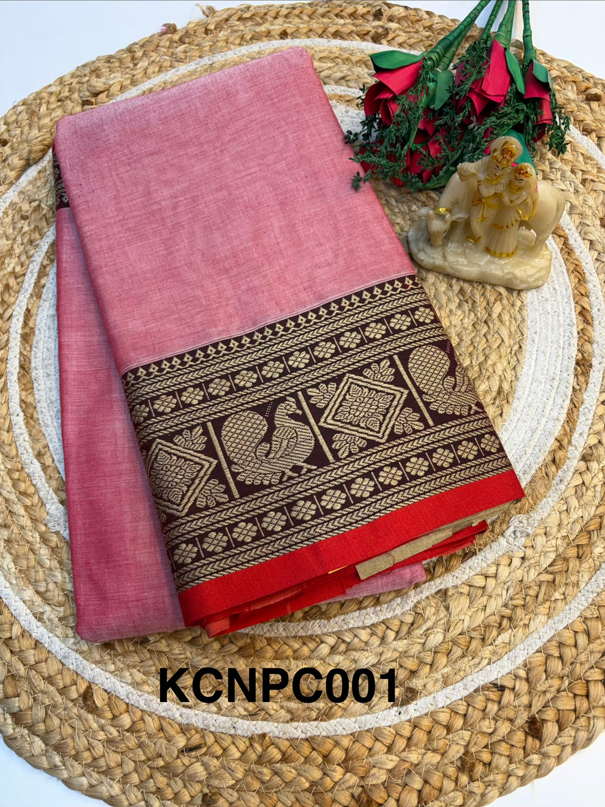 Narayan Pet Cotton Saree No Blouse(KCNPC001)