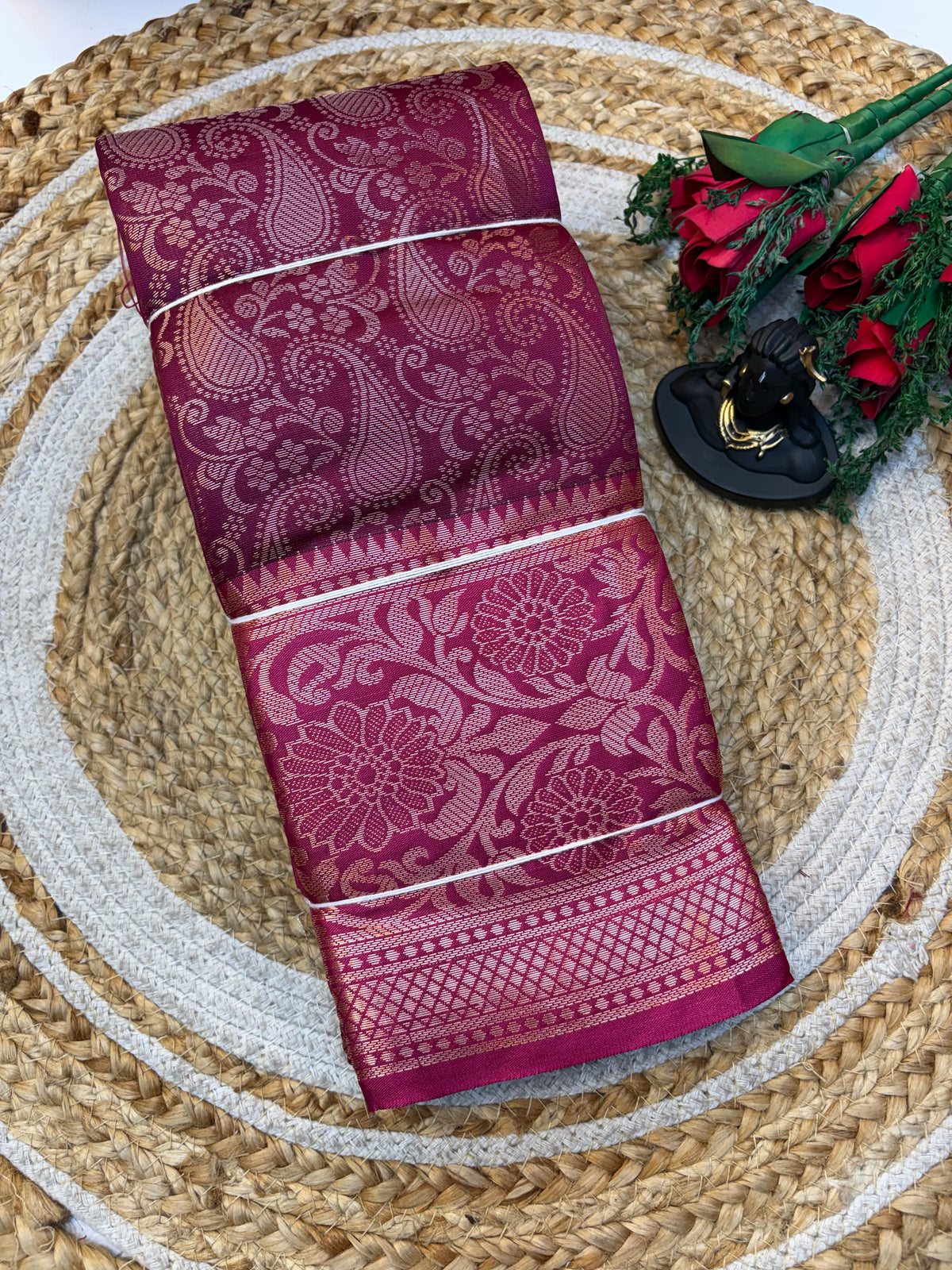 Banaras Semi-silk Saree for Premium and Elegant look.(KCBF25)