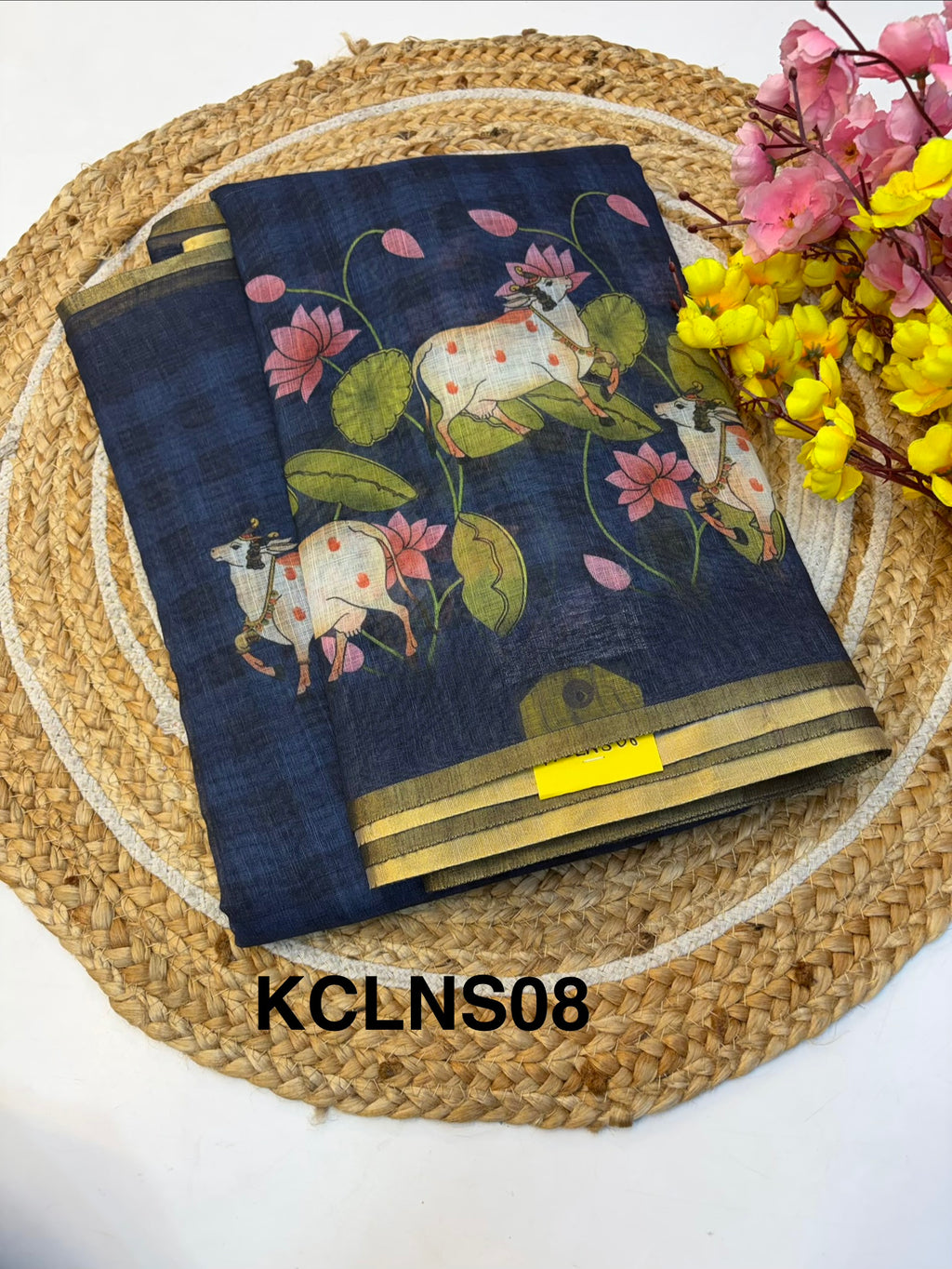 Linen Cotton Saree(KCLNS08)