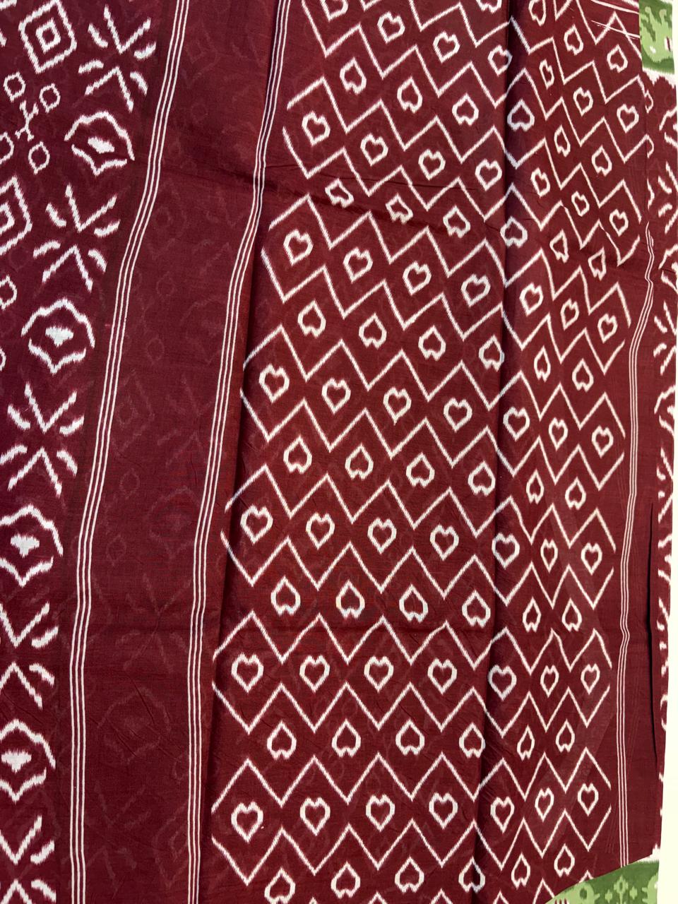 Bagru Cotton Saree with 1M Separate Blouse.(KCBCS008)