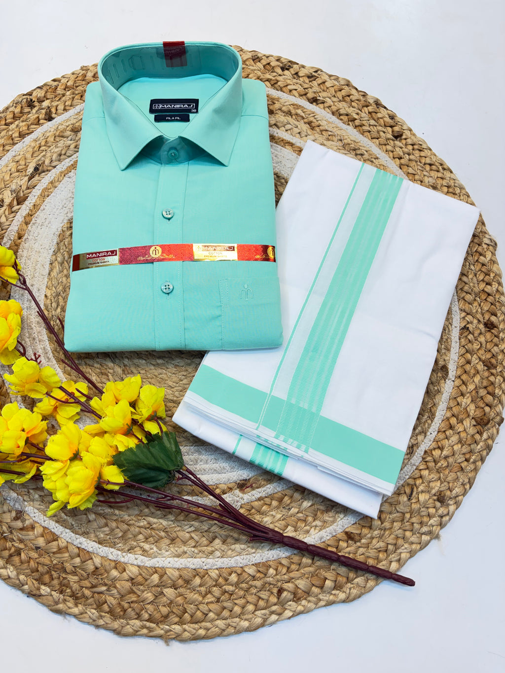Pure Cotton Full Sleeve Shirt With westi - (KCCWS02)