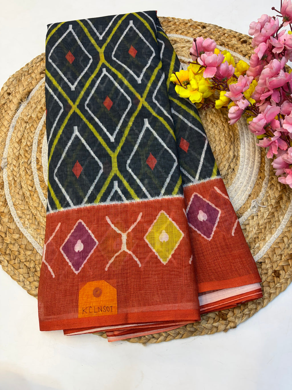 Linen Cotton Saree(KCLNS07)