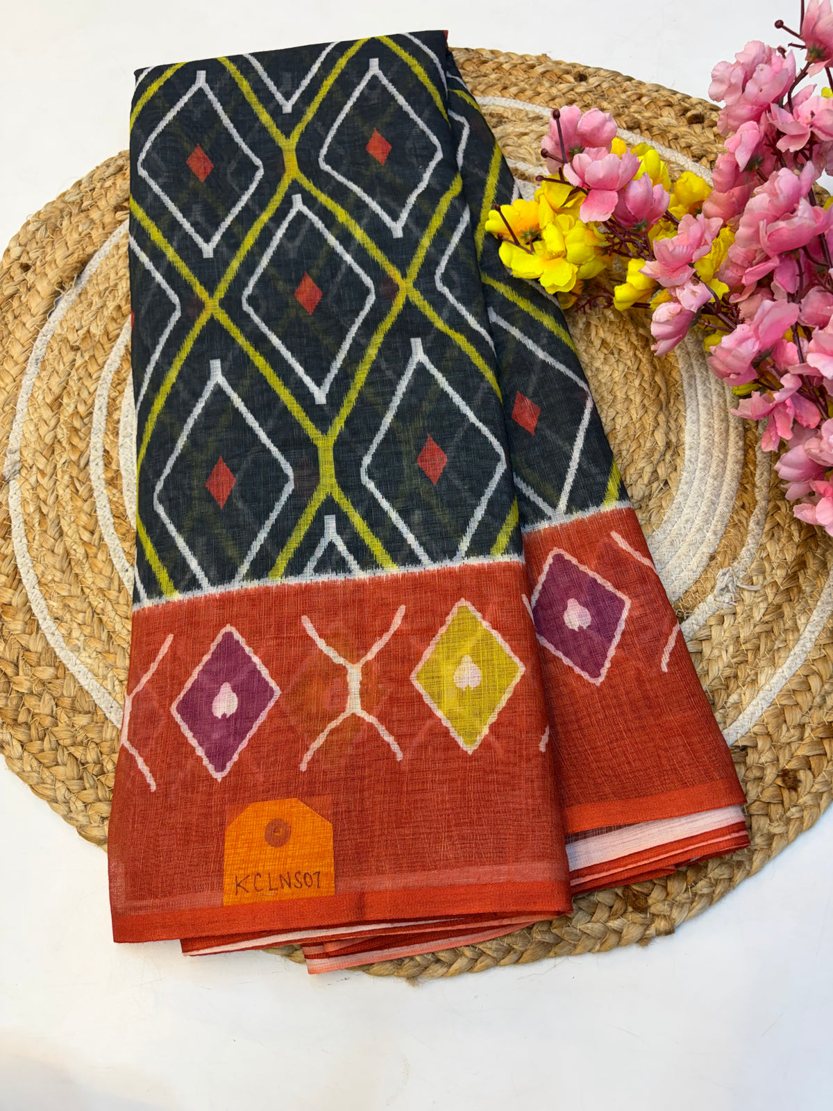 Linen Cotton Saree(KCLNS07)