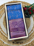 Banaras Semi-silk Saree for Premium and Elegant look.(KCBF27)