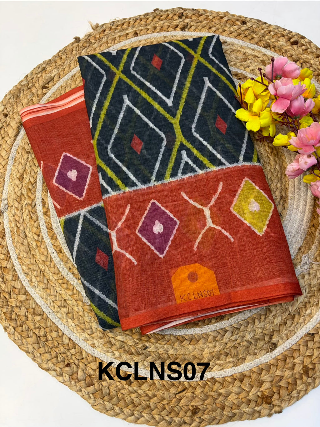 Linen Cotton Saree(KCLNS07)