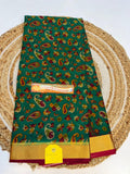 Karishma Cotton Saree with Blouse and Gorgeous look.(KCKC20)