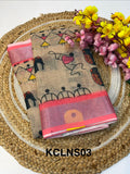 Linen Cotton Saree(KCLNS03)