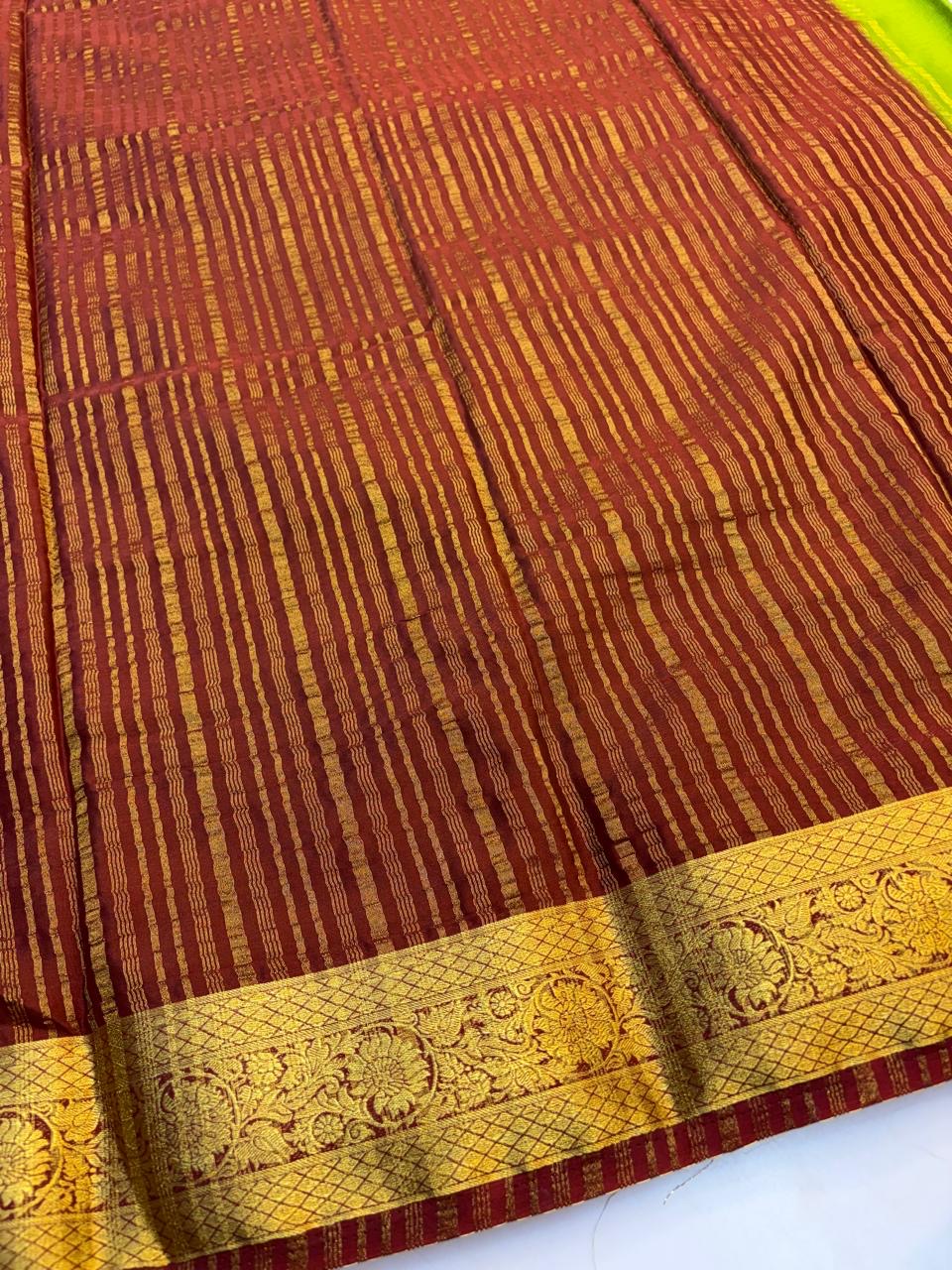 Mysore Silk Saree Elegant look and Budget friendly Saree.(KCMS04)