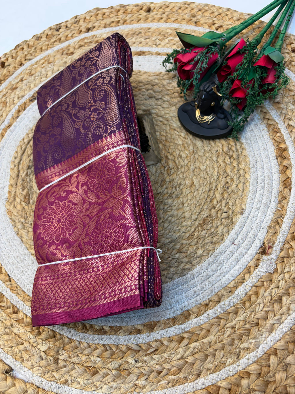 Banaras Semi-silk Saree for Premium and Elegant look.(KCBF30)