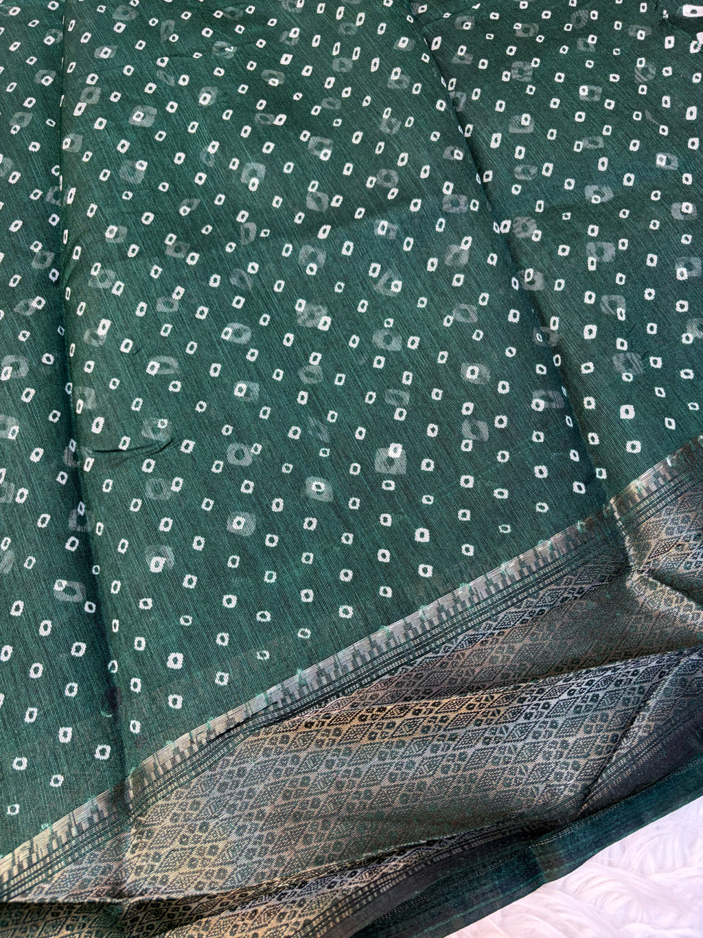 Fancy cotton blend saree with blouse and budget-friendly pricing (KCJC03)