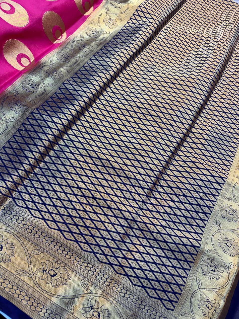Mysore Silk Saree Elegant look.(KCMS08)
