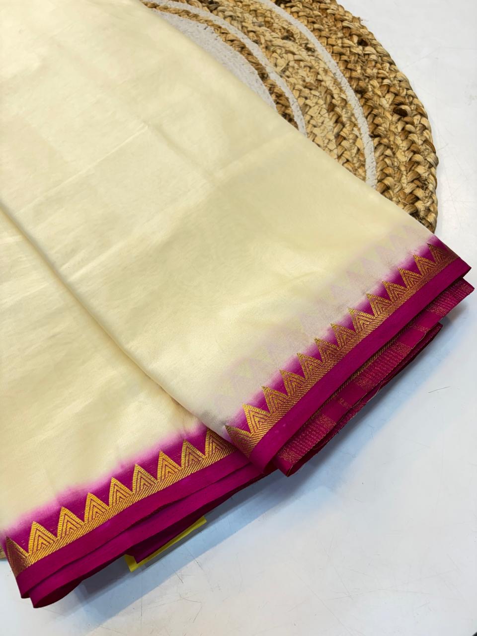 Mysore Silk Saree Elegant look.(KCMS13)