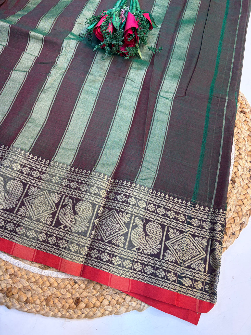 Narayan Pet Cotton Saree No Blouse(KCNPC005)