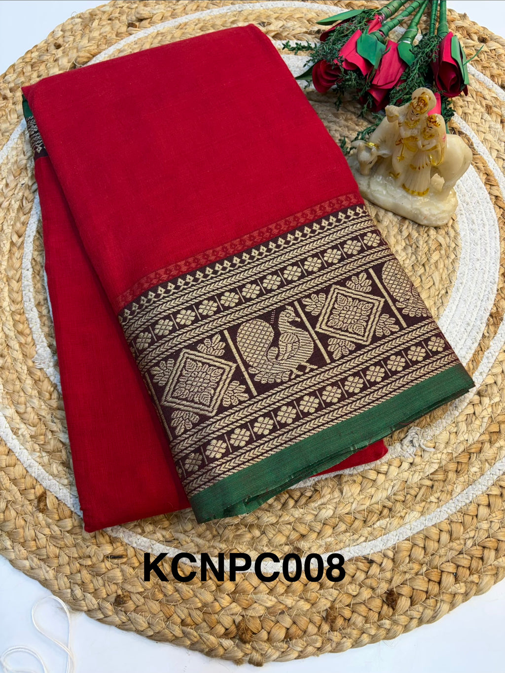 Narayan Pet Cotton Saree No Blouse(KCNPC008)