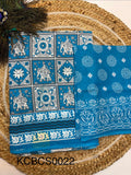 Bagru Cotton Saree with 1M Separate Blouse.(KCBCS0022)